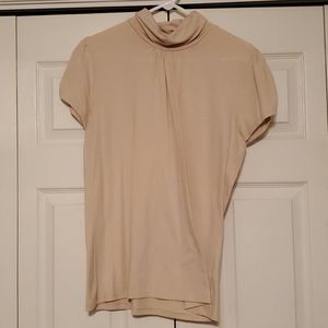 short sleeve high neck top